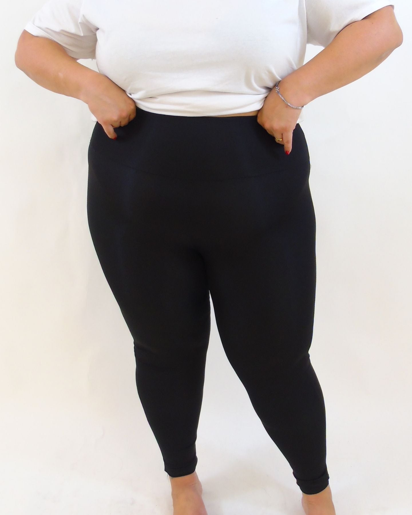 Leggings modellante basic fascia alta 5742