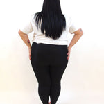 Leggings modellante basic fascia alta 5742