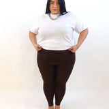 Leggings modellante basic fascia alta 5742