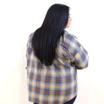 Camicia quadri bott azzurro 923