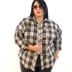 Camicia quadri bott nera 260