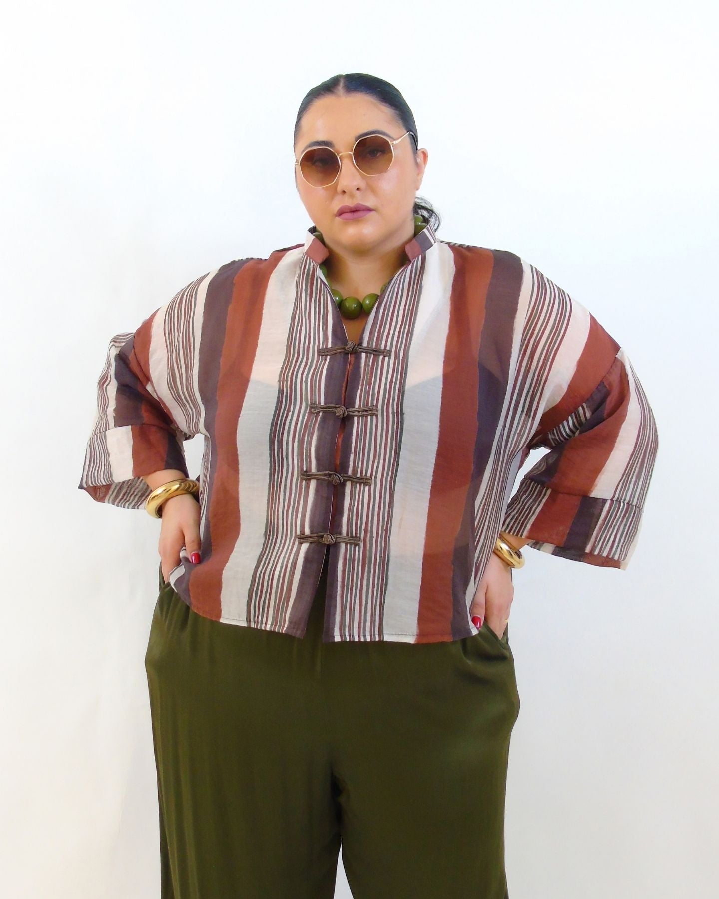 Camicia Alamari velata 21191