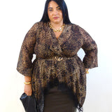 Blusa asimmetrica pizzi 260962
