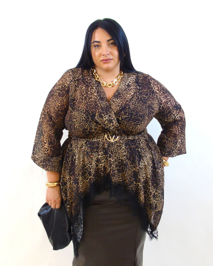 Blusa asimmetrica pizzi 260962