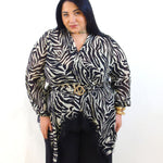 Blusa asimmetrica pizzol 87423
