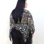 Blusa asimmetrica pizzol 87423