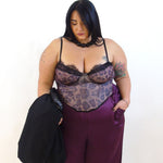 Corsetto pizzo animalier 5369