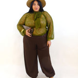 Pantalone satin balloon 006339
