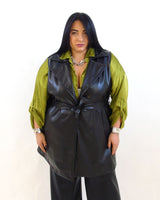 PREORDINE Gilet simil pelle 52592