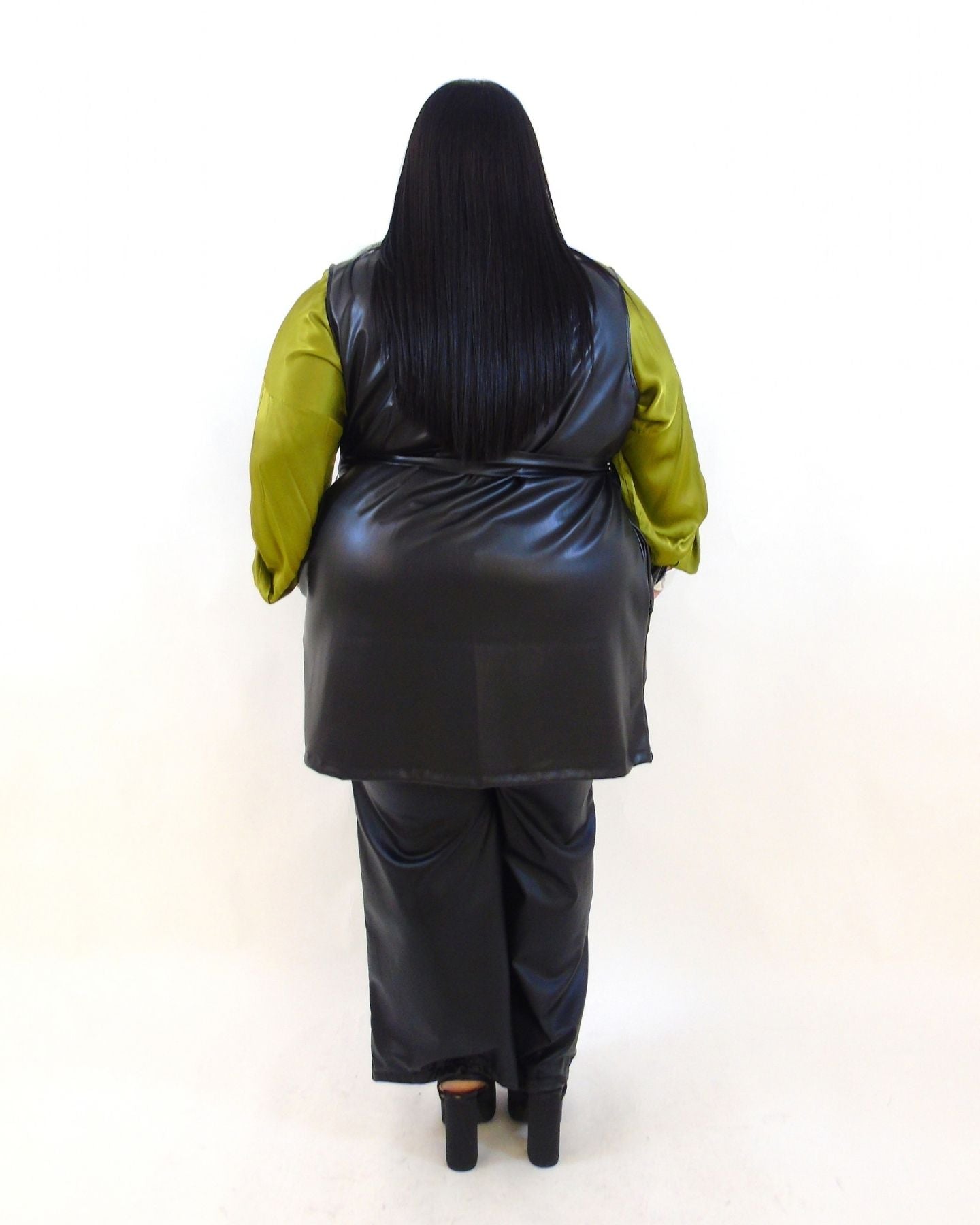 Pantalone simil pelle 3698