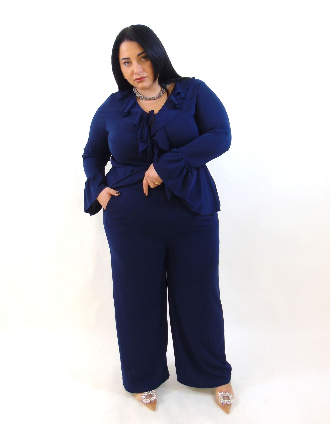 Pantalone scivolato 0057