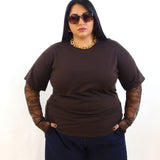 Maglia manica in pizzo