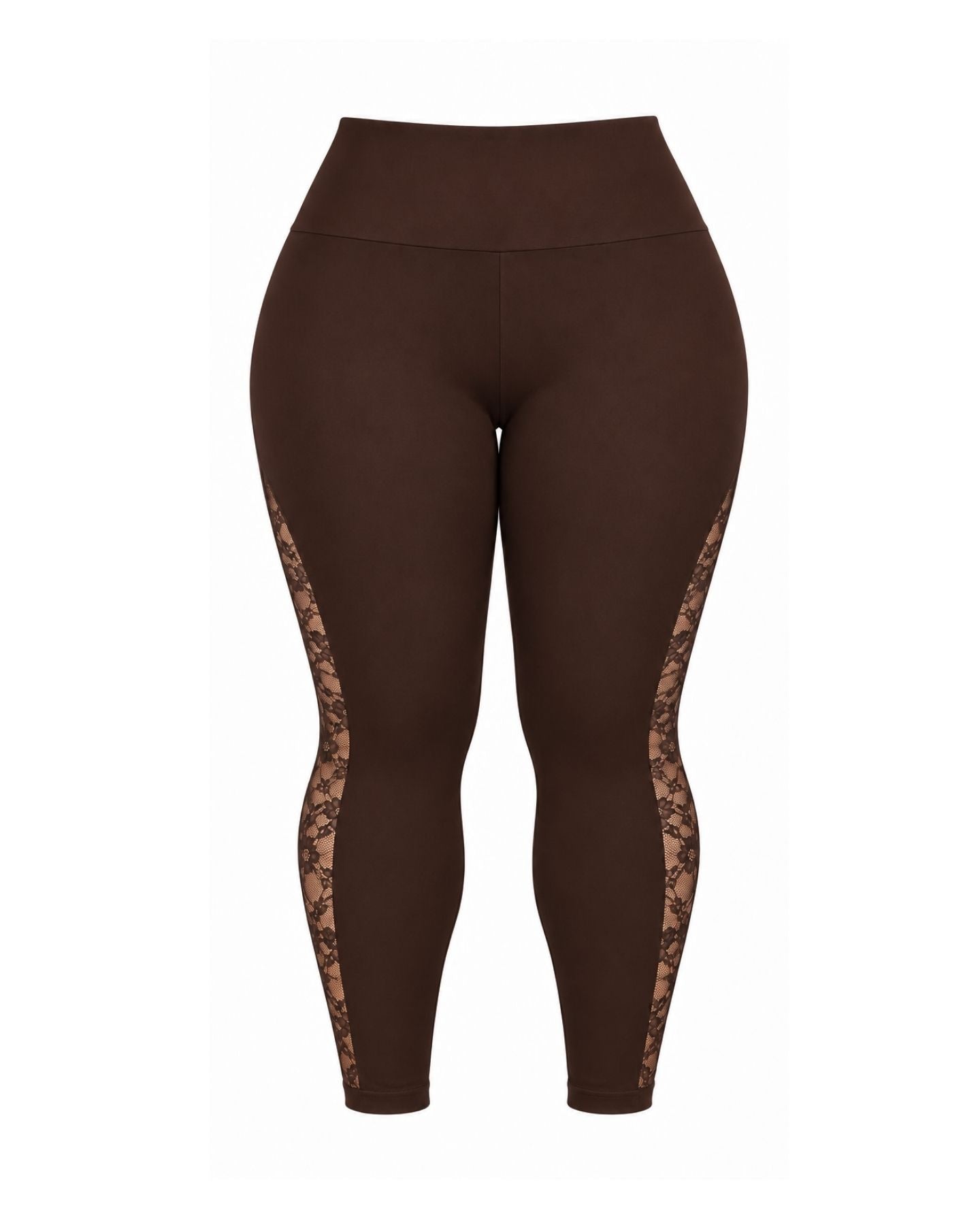 Leggings modellante con pizzo 8373