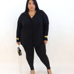 Leggings modellante con pizzo 8373
