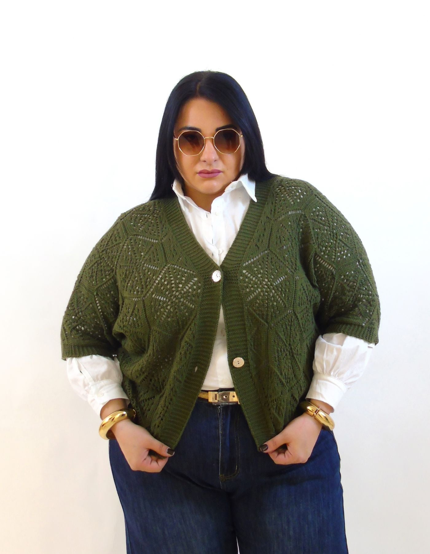 Cardigan in filo 3142