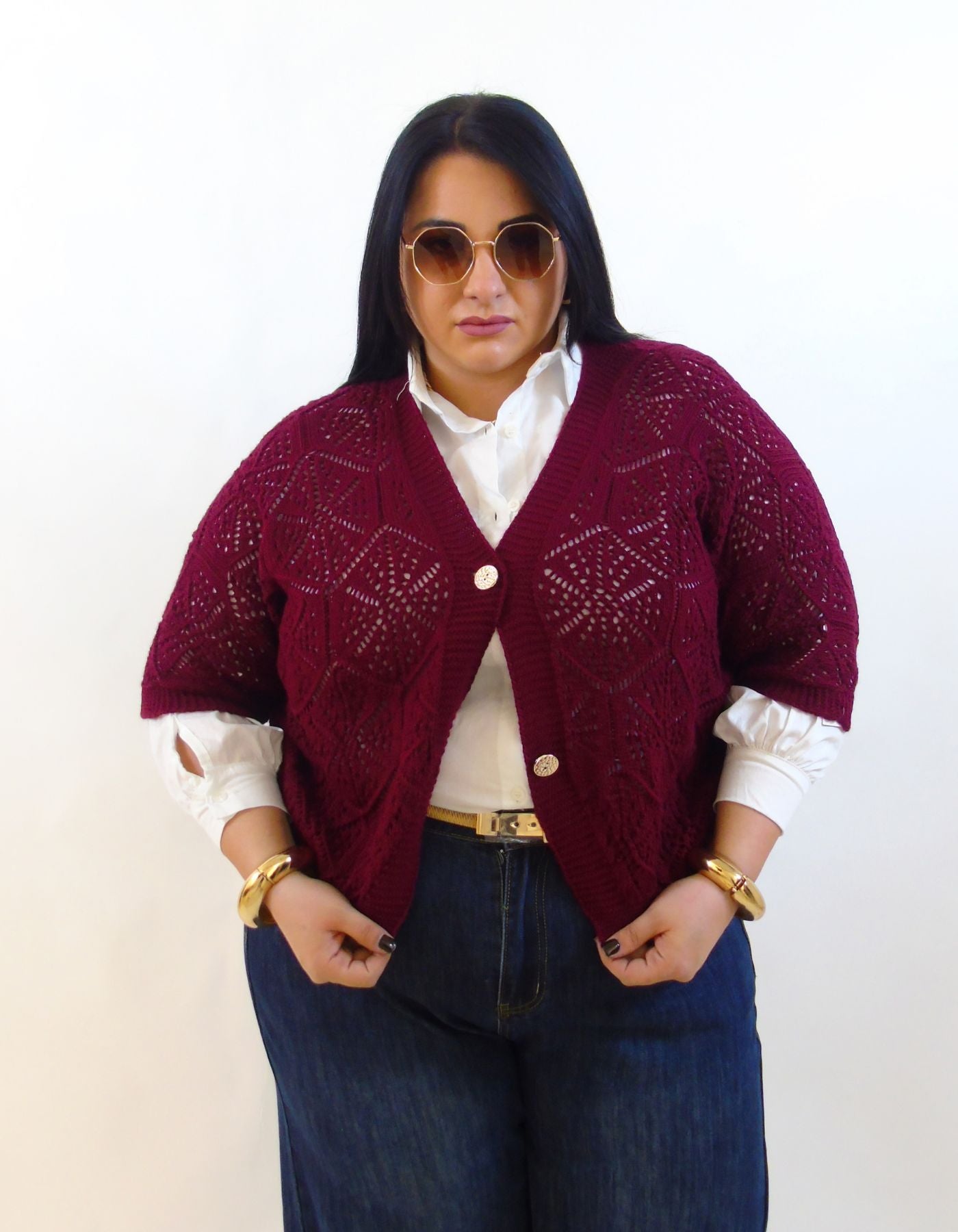 Cardigan in filo 3142