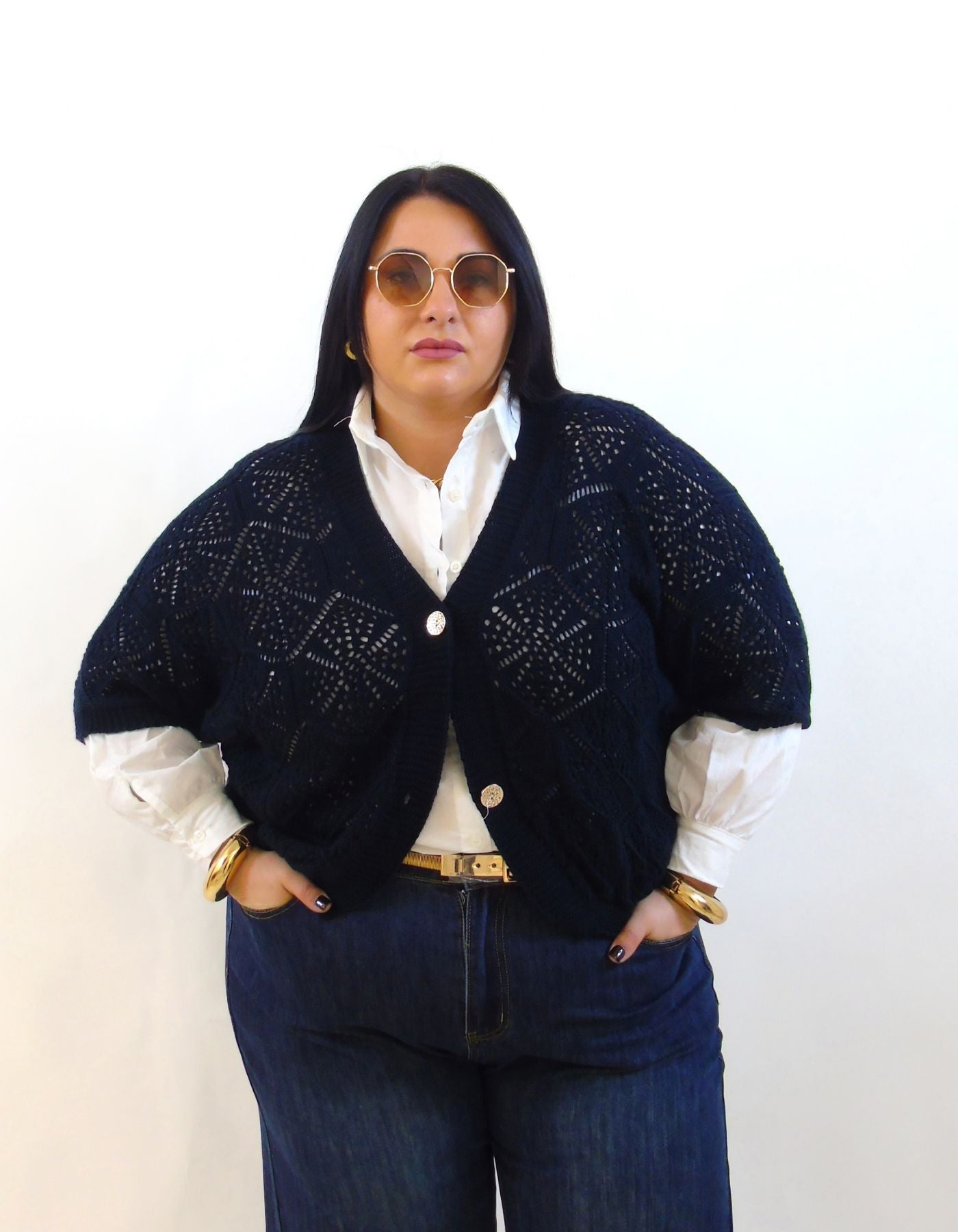 Cardigan in filo 3142