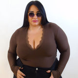 Body con pizzo 10163