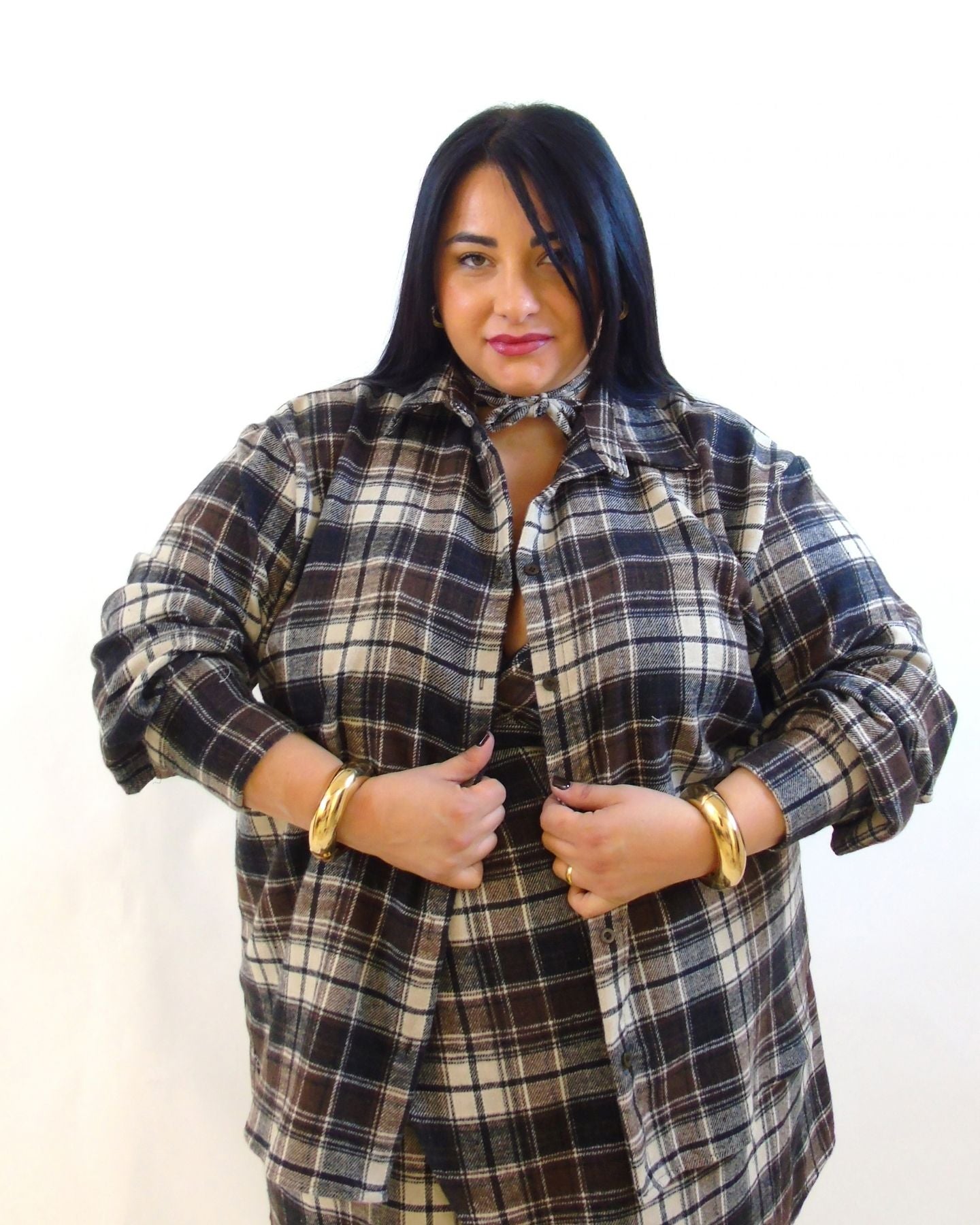 camicia e top quadri 366