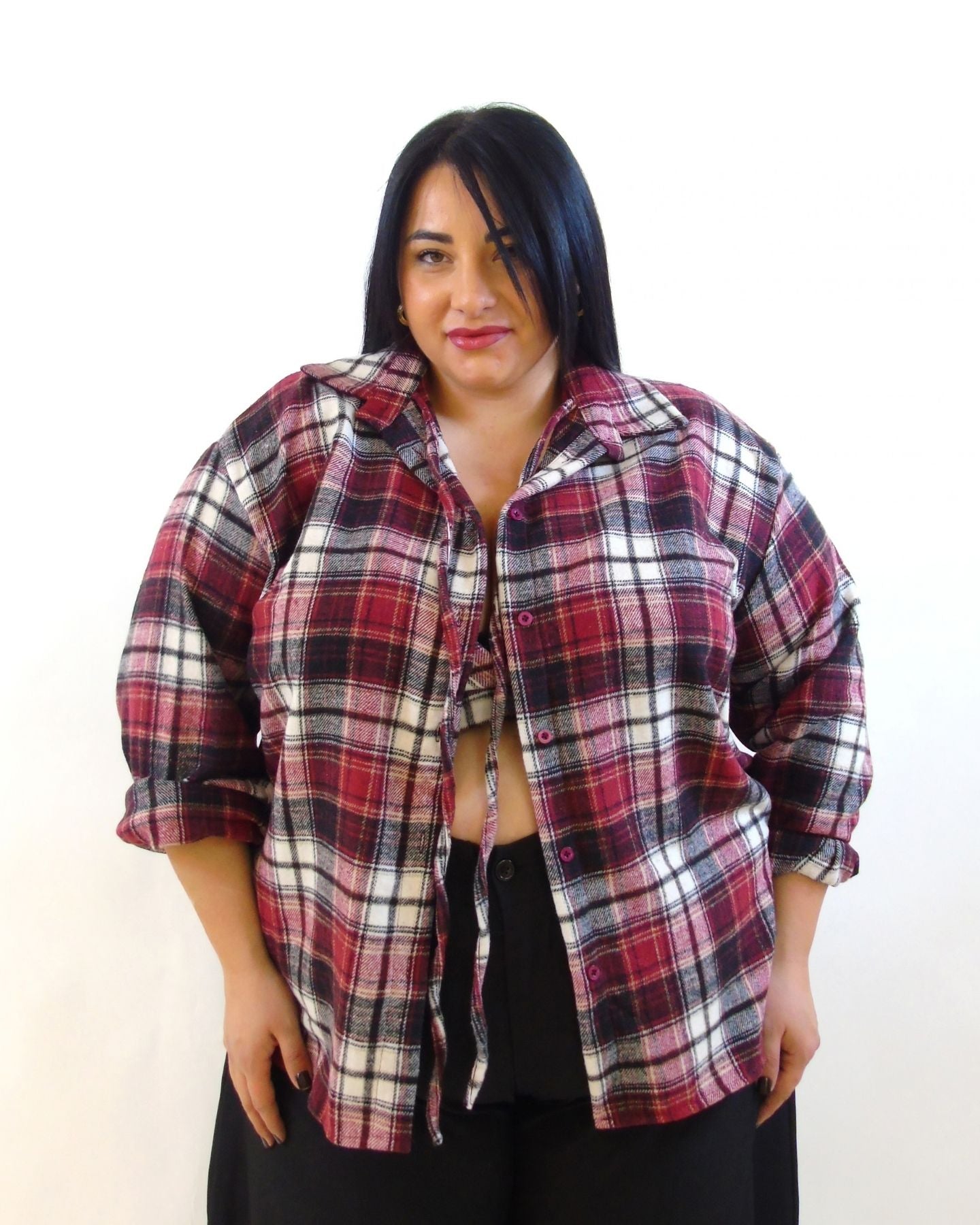 camicia e top quadri 366