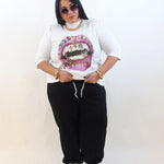 Pantalone balloon con elastico 13069