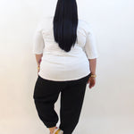 Pantalone balloon con elastico 13069