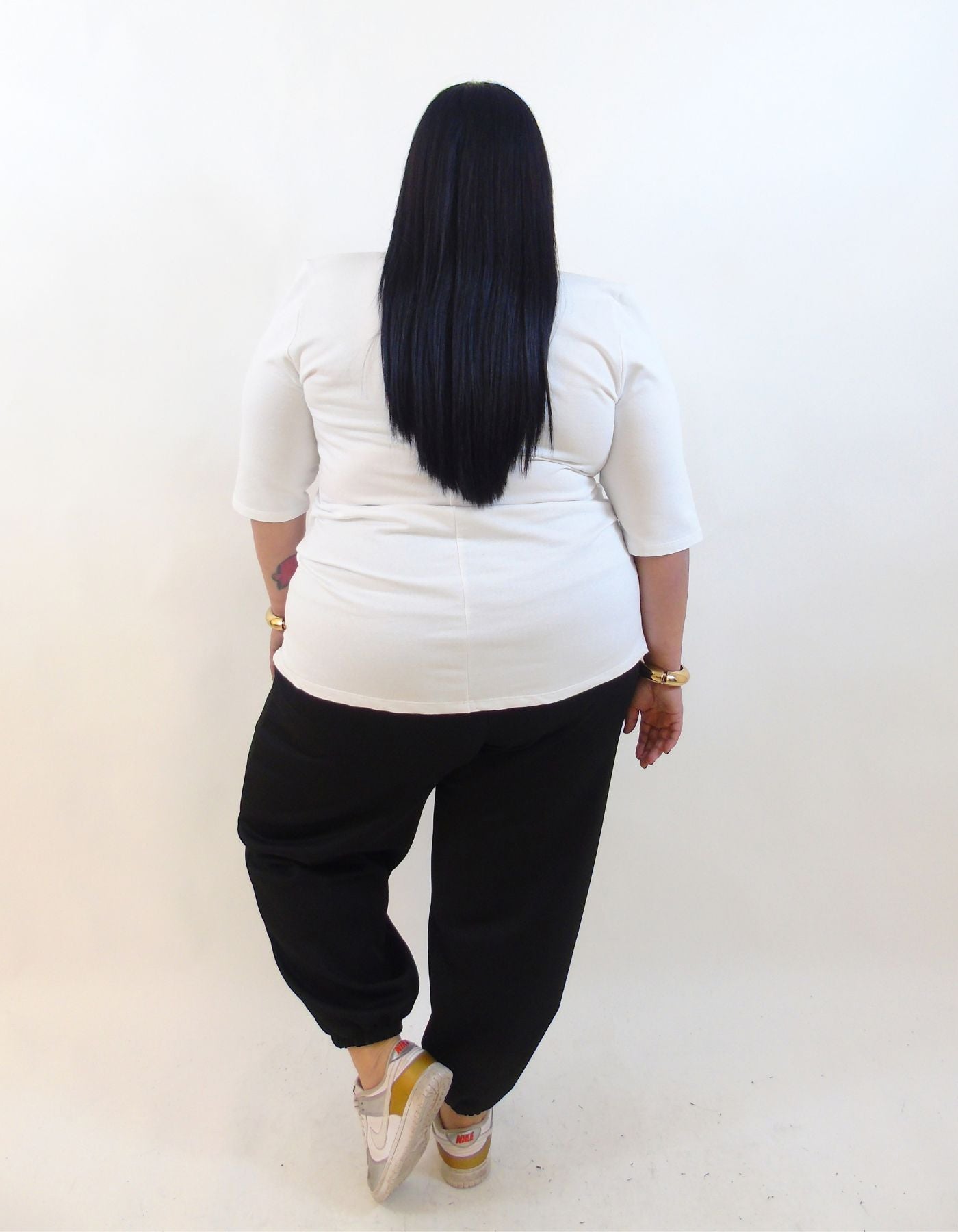 Pantalone balloon con elastico 13069