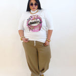 Pantalone balloon con elastico 13069
