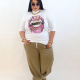 Pantalone balloon con elastico 13069