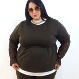 Coordinato grace con pizzo 9307