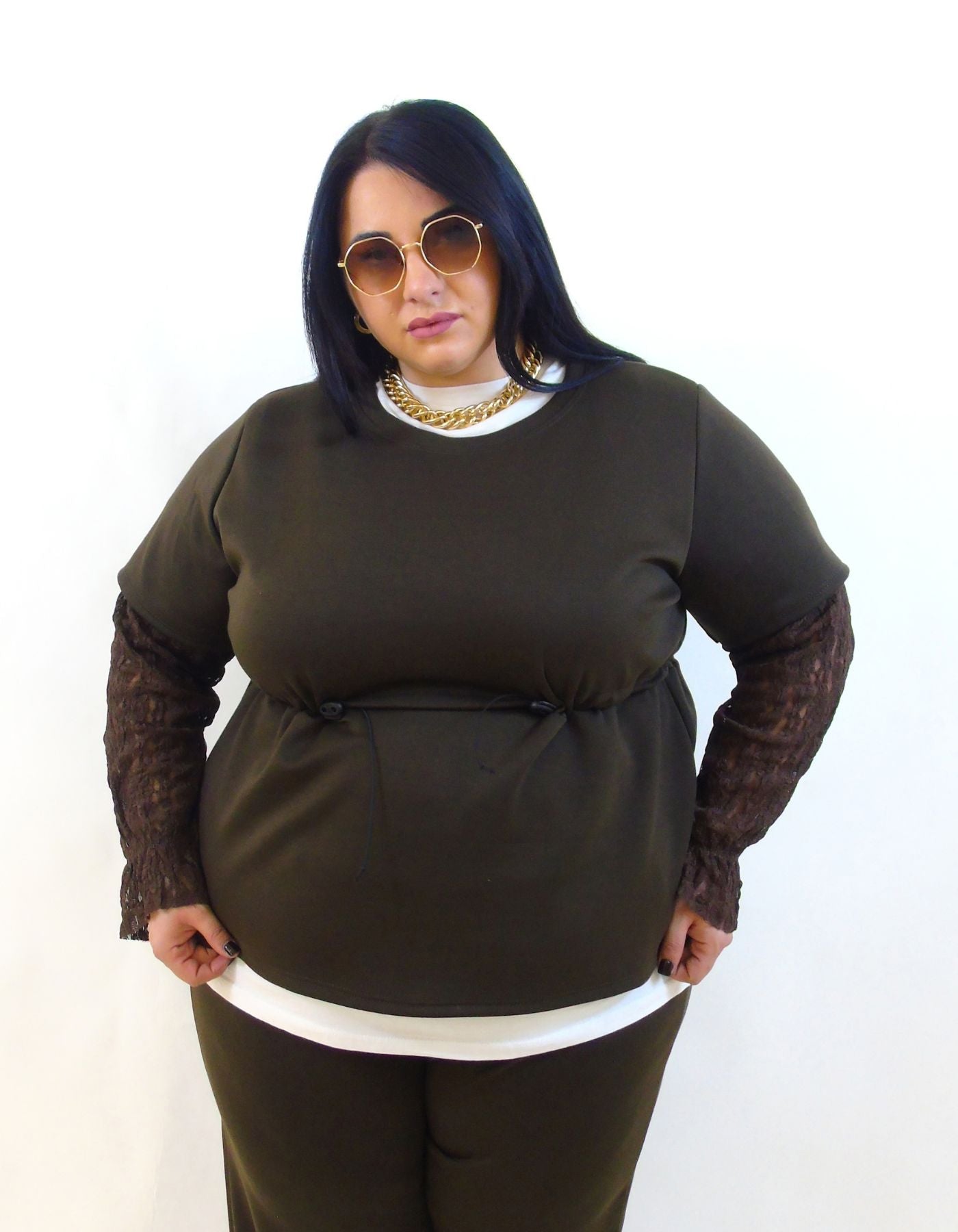 Coordinato grace con pizzo 9307
