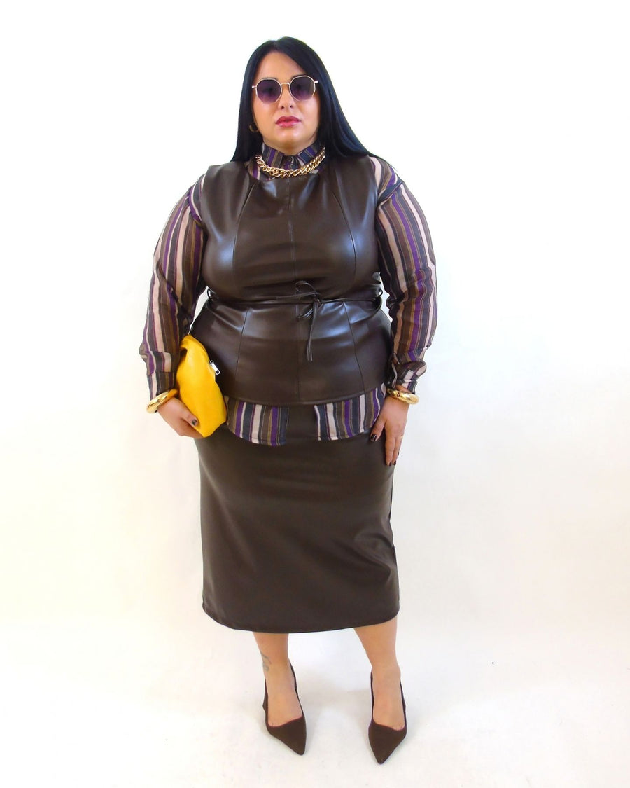 Coordinato di pelle 003590