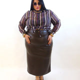 Coordinato di pelle 003590