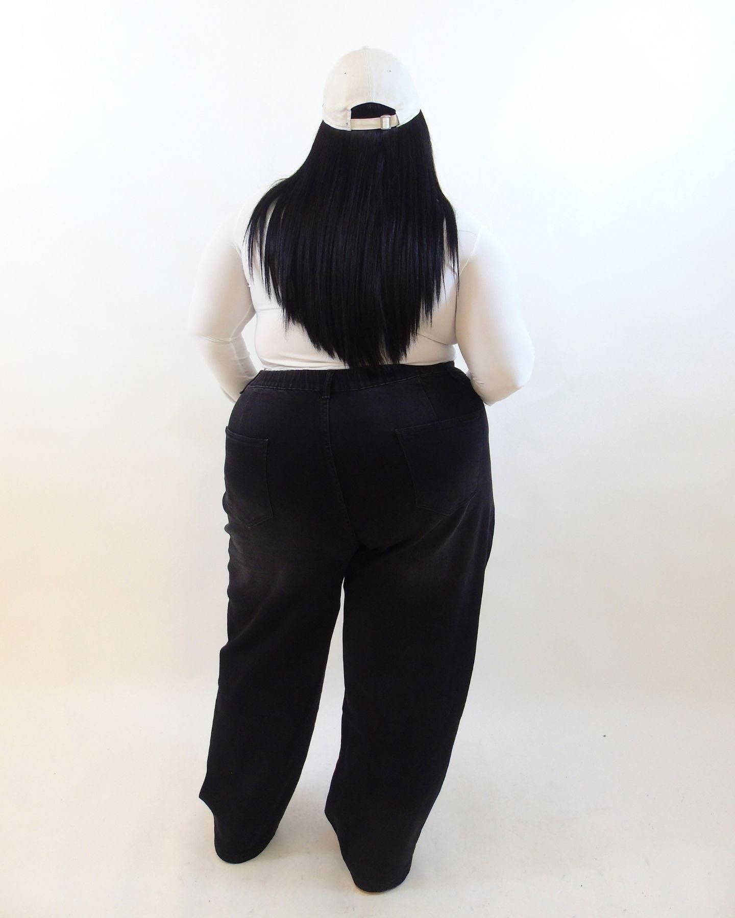 Jeans ballon nero 0084