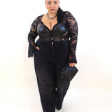 Jeans ballon nero 0084