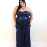 Abito cerimonia paillettes 355