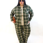 Pantalone quadri 16092