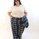Pantalone quadri 16092