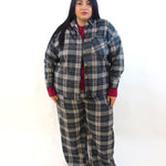 Pantalone quadri 16092