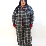 Pantalone quadri 16092