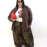 Pantalone animalier chiaro 825