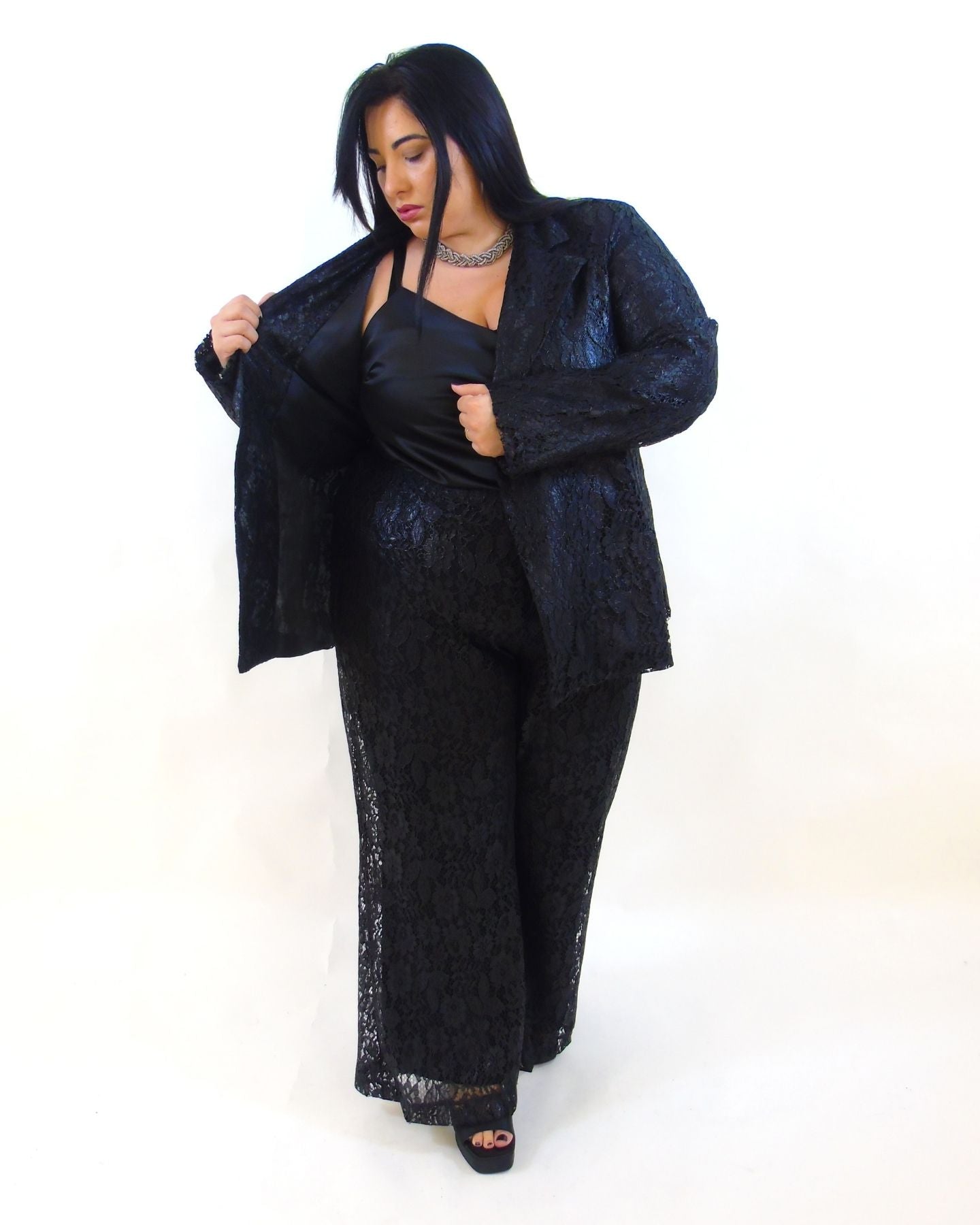 Tailleur in pizzo 261003