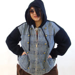 Giubbino jeans e lana morbida 9750