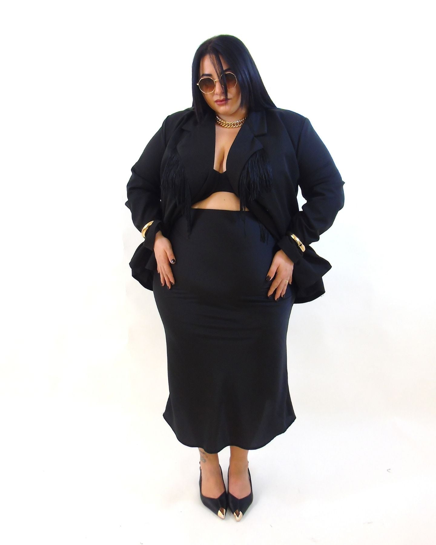 Gonna in satin 11324