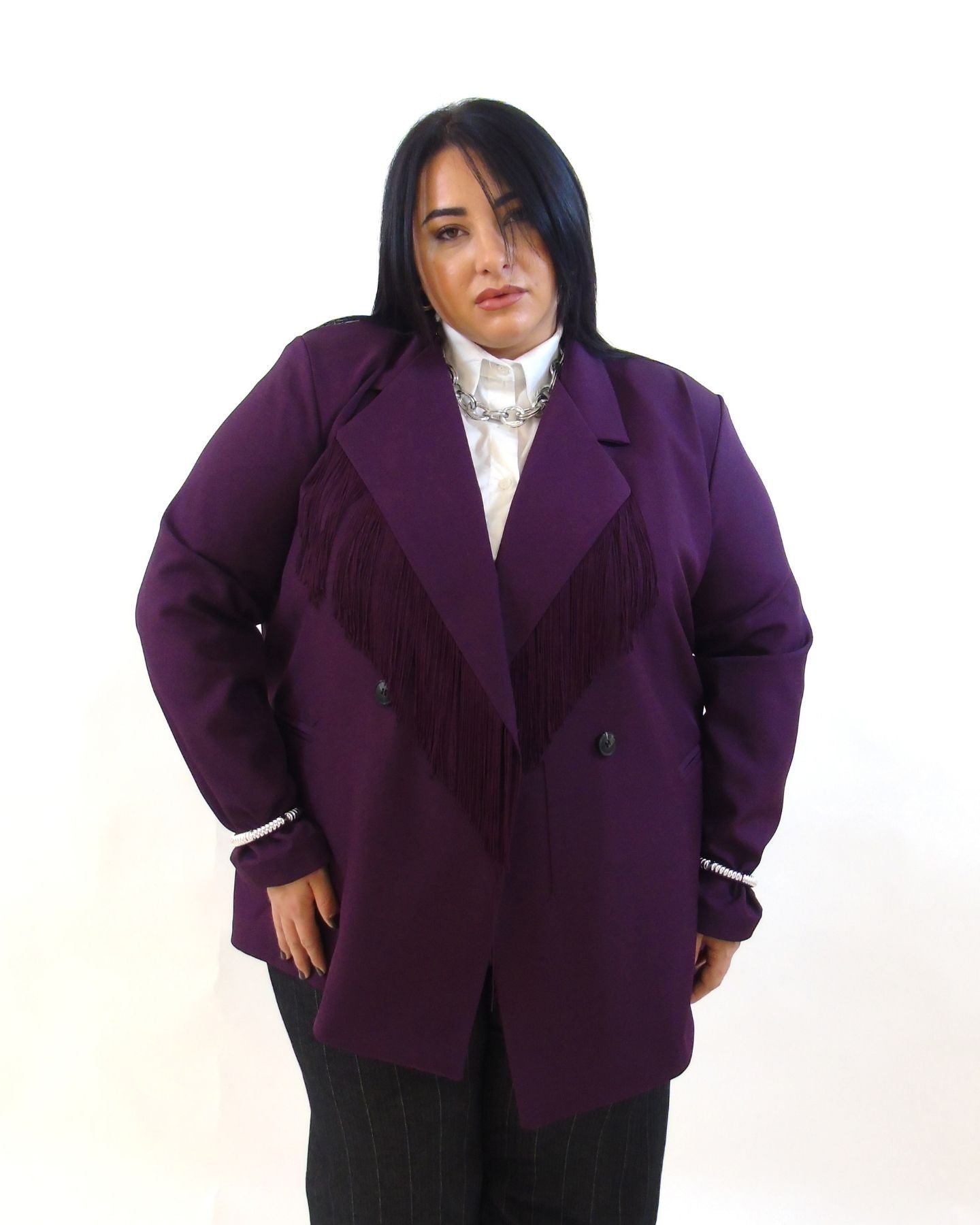 Giacca frange 37098