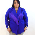 Giacca frange 37098