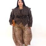 Pantalone balloon animalier 3772