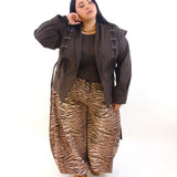 Pantalone balloon animalier 3772