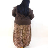 Pantalone balloon animalier 3772