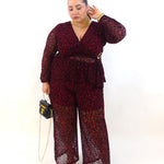 Pantalone animalier velato 20491